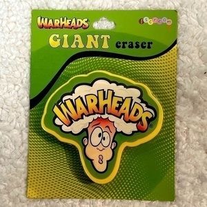 🎉2/$12 iScream “Warheads Candy” Giant Eraser